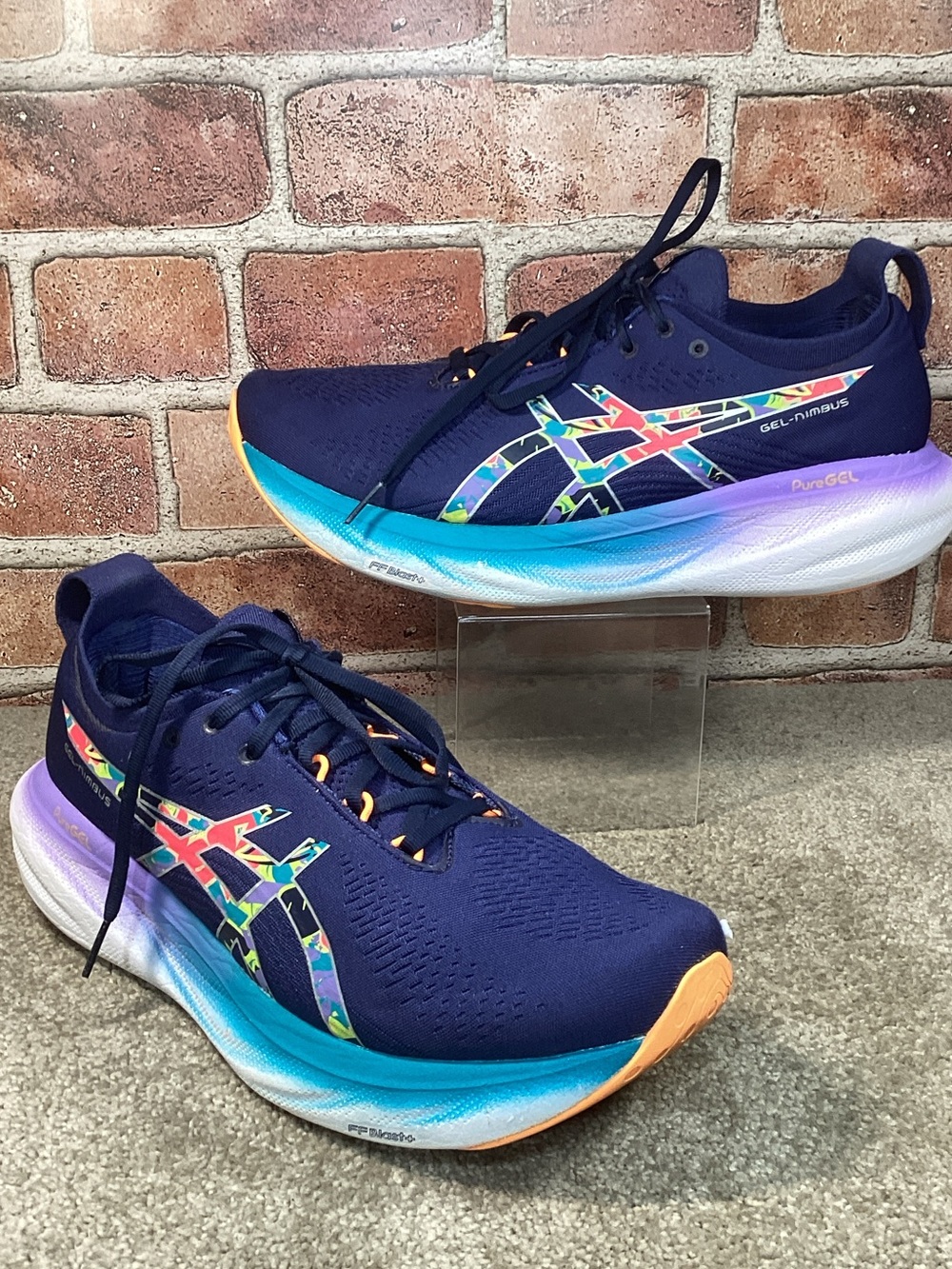 Asics Gel Nimbus 25 Light Show women’s running shoes walking sneakers size 10.5